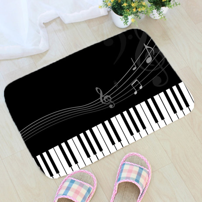 Music Notes Printing Doormat