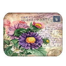 Load image into Gallery viewer, Retro Rose Printing Doormat Rose