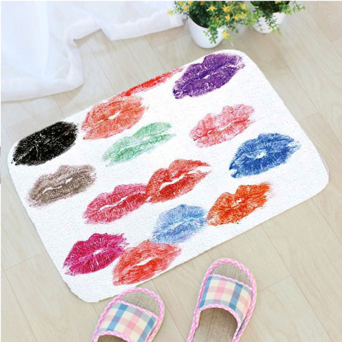 Colorful Lips Doormat