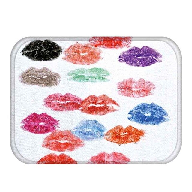 Colorful Lips Doormat