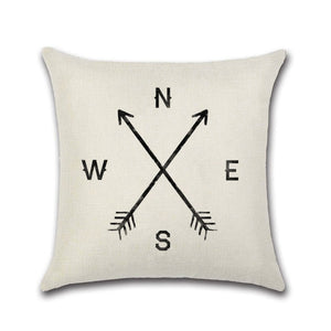 Letters Pattern Decorative Pillowcases