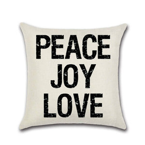 Letters Pattern Decorative Pillowcases