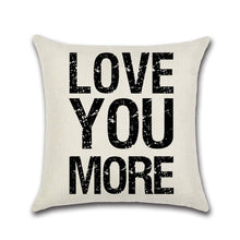 Load image into Gallery viewer, Letters Pattern Decorative Pillowcases