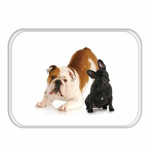 Creative French Bulldog Printing Bath Mat