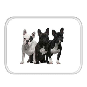 Creative French Bulldog Printing Bath Mat