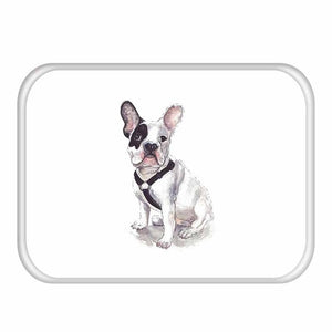 Creative French Bulldog Printing Bath Mat