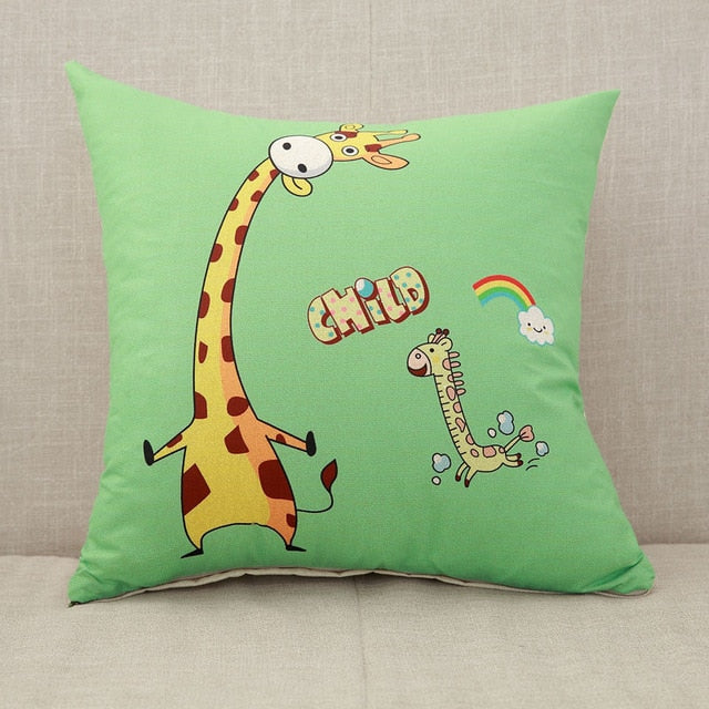 Cute Cartoon Cat Pillow Case