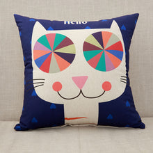 Load image into Gallery viewer, Cute Cartoon Cat Pillow Case