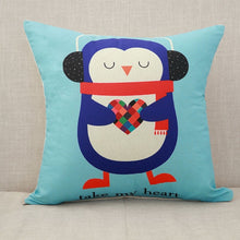 Load image into Gallery viewer, Cute Cartoon Cat Pillow Case