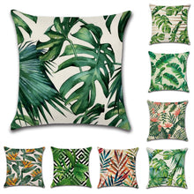 Load image into Gallery viewer, Tropical Plants Pillow Case