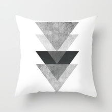 Load image into Gallery viewer, Black and White Geometric Decorative Pillowcases