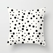 Load image into Gallery viewer, Black and White Geometric Decorative Pillowcases