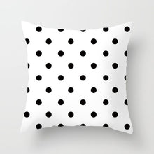 Load image into Gallery viewer, Black and White Geometric Decorative Pillowcases