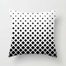Load image into Gallery viewer, Black and White Geometric Decorative Pillowcases