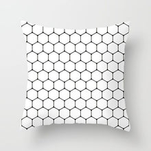 Load image into Gallery viewer, Black and White Geometric Decorative Pillowcases