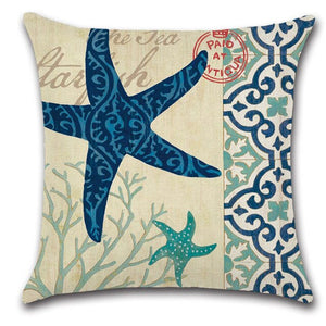 Sea Animal Printed Pillow Case