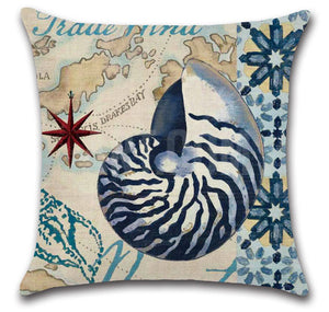 Sea Animal Printed Pillow Case