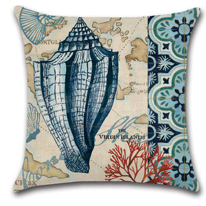 Sea Animal Printed Pillow Case