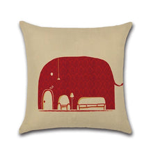 Load image into Gallery viewer, Cute Cartoon Elephant Pillow Case