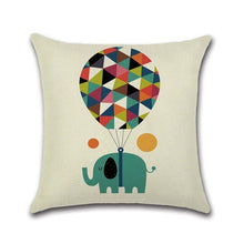 Load image into Gallery viewer, Cute Cartoon Elephant Pillow Case