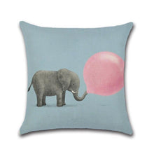 Load image into Gallery viewer, Cute Cartoon Elephant Pillow Case