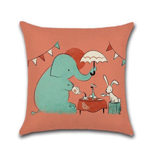 Load image into Gallery viewer, Cute Cartoon Elephant Pillow Case