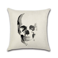 Load image into Gallery viewer, Skull Pattern Pillow Case