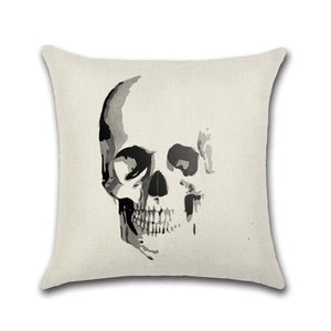 Skull Pattern Pillow Case