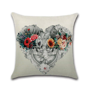 Skull Pattern Pillow Case