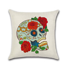 Load image into Gallery viewer, Skull Pattern Pillow Case