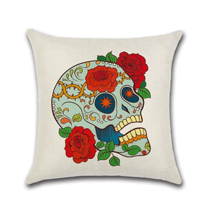 Skull Pattern Pillow Case