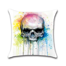 Load image into Gallery viewer, Skull Pattern Pillow Case