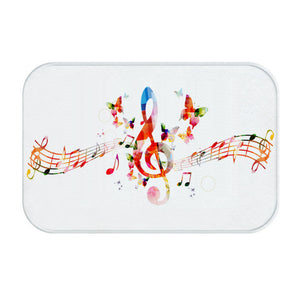 Music Notes Printing Doormat