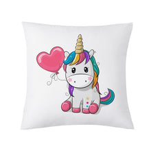 Load image into Gallery viewer, Cute Cartoon Unicorn Pillow Case