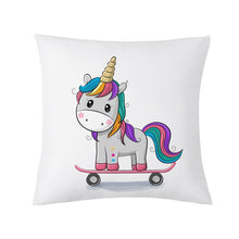 Load image into Gallery viewer, Cute Cartoon Unicorn Pillow Case