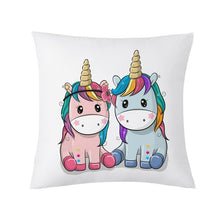 Load image into Gallery viewer, Cute Cartoon Unicorn Pillow Case