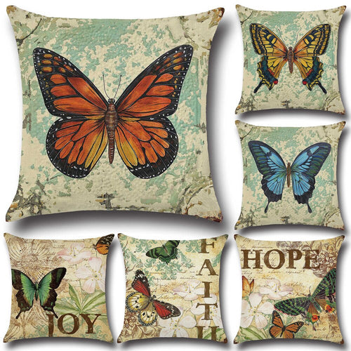 Butterfly Printed Pillowcase