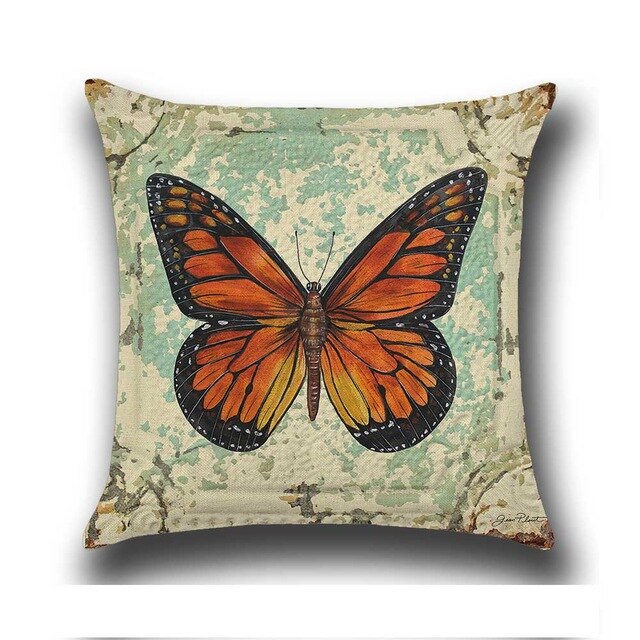 Butterfly Printed Pillowcase