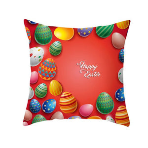 Happy Easter Throw Pillow Case