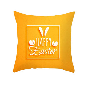 Happy Easter Throw Pillow Case