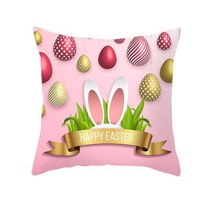 Happy Easter Throw Pillow Case