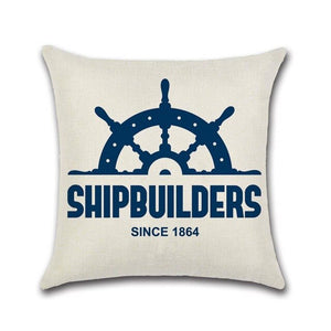 Sea Style Ship Decorative Pillowcases