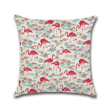 Load image into Gallery viewer, Flamingo Printed Pillowcase