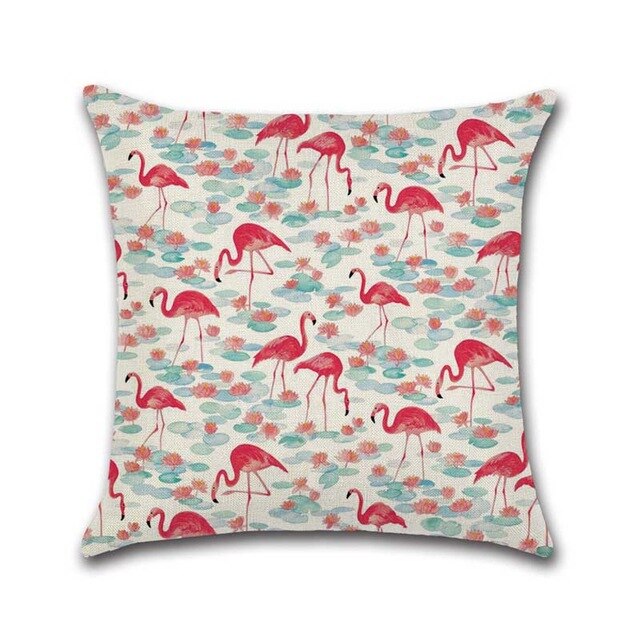 Flamingo Printed Pillowcase