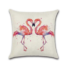 Load image into Gallery viewer, Flamingo Printed Pillowcase