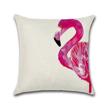 Load image into Gallery viewer, Flamingo Printed Pillowcase