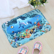 Load image into Gallery viewer, Sea Style Printing Bath Mat