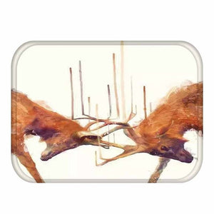 Cartoon Animal Fox Bath Mat