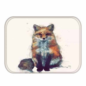 Cartoon Animal Fox Bath Mat